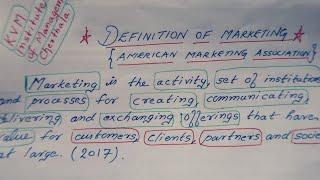 Marketing Management Definition in Malayalam !!!