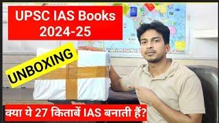 UPSC हिन्दी माध्यम के लिए complete Booklist | IAS Books Unboxing 2024-25