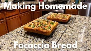 Making Homemade Focaccia Bread