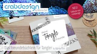 Exklusiv von crabdesign: Das Freundebüchlein für Tangler - by Marina Dali