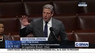 Congressman Tim Ryan on FY2020 Domestic Government Funding Package