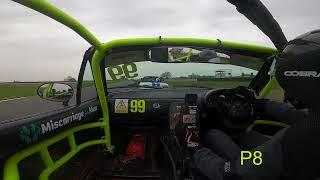 Close racing in the BRSCC MX5 Clubman Championship Snetterton 2024 - Race 2