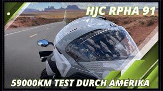 HJC Rpha 91 Test Bericht nach 59 000 km durch die Americas