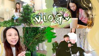 VLOG｜孕婦日常！挑戰DIY一顆真的聖誕樹！ #23weekspregnant