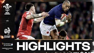 HIGHLIGHTS | 󠁧󠁢󠁷󠁬󠁳󠁿 WALES V FRANCE  | 2024 GUINNESS MEN'S SIX NATIONS RUGBY