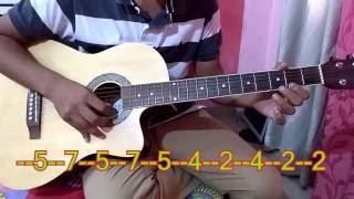 TUM HI HO - GUITAR TABS (Single String) | Easy For Beginners |