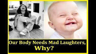 Informative video about laughing madly Madan Kataria and Robert Rivest हास्य योग आसन