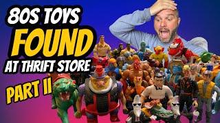 Absolutely INSANE Toy Hunt! Hundreds of Dollars In Vintage 80's Toys Found in Thrift Store! Part 2