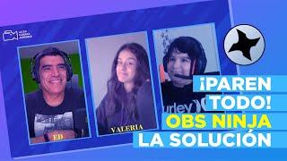 ¡OBS NINJA! ► Para conferencias y entrevistas EN VIVO