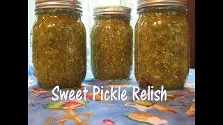 Sweet Pickle Relish - without onions or peppers