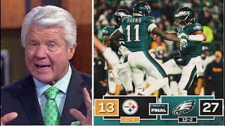 Eagles are SCARIEST Team in NFL! - Jimmy Johnson on Eagles beat Steelers 27-13 to improve to 12-2