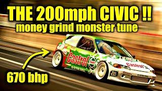 Fastest car for Le Mans money grind | Honda Civic RCR Tune | Gran Turismo 7 Money method