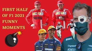 First half of the  2021 F1 season  funny  moments