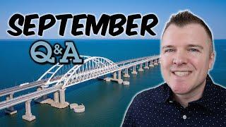 Why is the Bridge Still Standing?  September Q&A