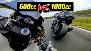 This is why 1000cc riders HATE 600cc riders! 
