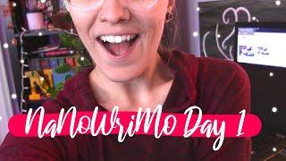 NANOWRIMO 2019 | Day 1 Vlog