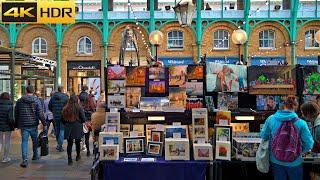  London Walk 2022 Covent Garden to Southbank Walk Spring Walk in Central London [4K HDR]