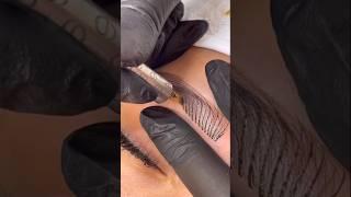 microblading eyebrows step by step