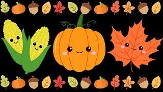 FALL PUMPKINS AND LEAVES FUN | BABY SENSORY | HIGH CONTRAST