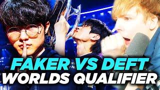 LS | TELEMCOM WAR WORLDS QUALIFIER! FAKER VS DEFT | T1 vs KT