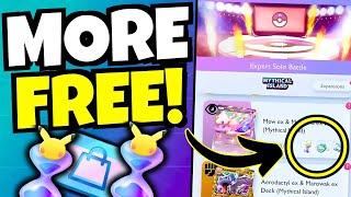 *THIS IS AWESOME* More FREE Packs For MYTHICAL ISLAND & Event Pt2!!! [Pokemon TCG Pocket]