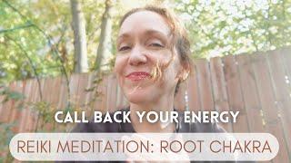 Ground & Release Stress.  Reiki to Balance Your Root Chakra  #reikihealing #rootchakrameditation