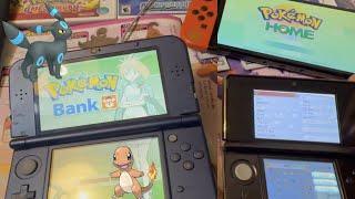 MODDED NINTENDO 3DS TO TRANSFER POKEMON FROM "PKSM" TO BANK TO POKEMON HOME