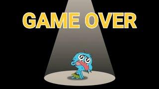 The Amazing World of Gumball: Home Alone Survival - Game Over Screen