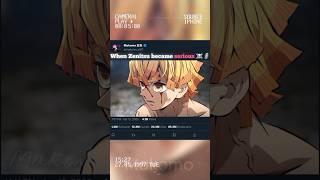 The moment when we lost our og Zenitsu ️.... #anime #demonslayer