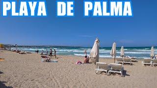 Playa de Palma Mallorca  Walking tour ️ 4K HDR