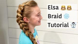 Elsa Pull Through Braid Tutorial