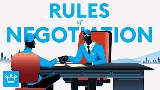 15 Rules Of Negotiation