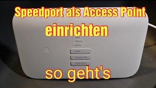 Einen WLAN Access Point mit dem Telekom Speedport einrichten