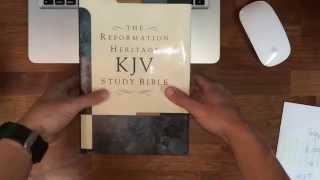 The Reformation Heritage KJV Study Bible Hardcover Review