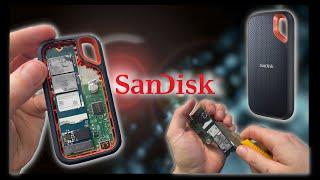 SanDisk  Extreme Portable SSD TEARDOWN (Shucking)!