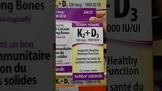 Vitamin K2 + D3 good for immune function || my favorite || #vitamin