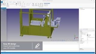 Robot programming with Stäubli Robotics Suite 2019: Easy 3D design