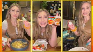 Trying Indomie Mi Goreng Fried Noodles from Indonesia | Carlie Shea What Now First Time Reaction