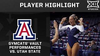 Arizona's Vault Performances vs. Utah (3.14.25) | 2025 Big 12 Gymnastics Highlights