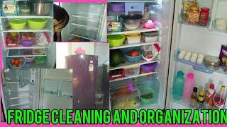 Fridge cleaning and organization video 2018|how to clean fridge. |Indian lifestyle with Gauri.