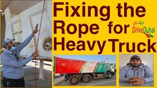 How to Fix Rope of Heavy Truck According to RTA Rules