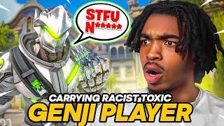 Carrying a TOXIC and RACIST dps player on overwatch 2