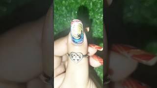 Easy Nail Art Design Use safety pin  #nails #art #nailart #easynailartdesignsforbeginners #shorts