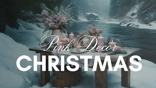 Dreamy Pink Christmas Wallpaper with Christmas Background Music