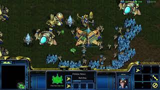 1 Protoss vs 7 Zergs Only Dragoons (Starcraft Remastered)