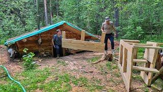 This is the end! There's mold in the dugout! We are dismantling the dugout and building a log cabin!