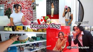 Toronto Vlog ⋆˙⟡ grwm for tiff, going out with my brother and vision board 