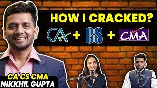 Which is best CA vs CS vs CMA ? | Master Strategy to Crack CA CS CMA  Together  | @azfarKhan