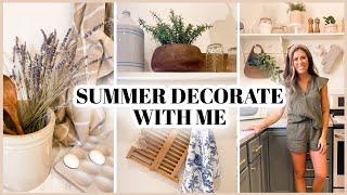 SUMMER FARMHOUSE DECORATING | CLEAN AND DECORATE WITH ME FOR SUMMER 2022