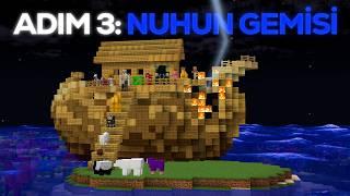 Minecraft'ın EN TEHLİKELİ Okyanusunda Hayatta Kalmak... (part3)